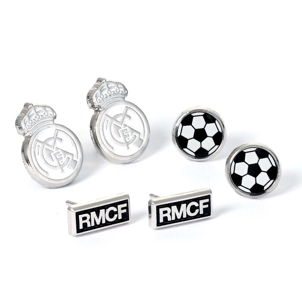 Real Madrid set 3 Pairs of earrings Nerdscape