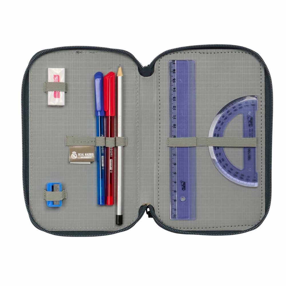 Real Madrid 25/26 triple pencil case 37pcs Nerdscape