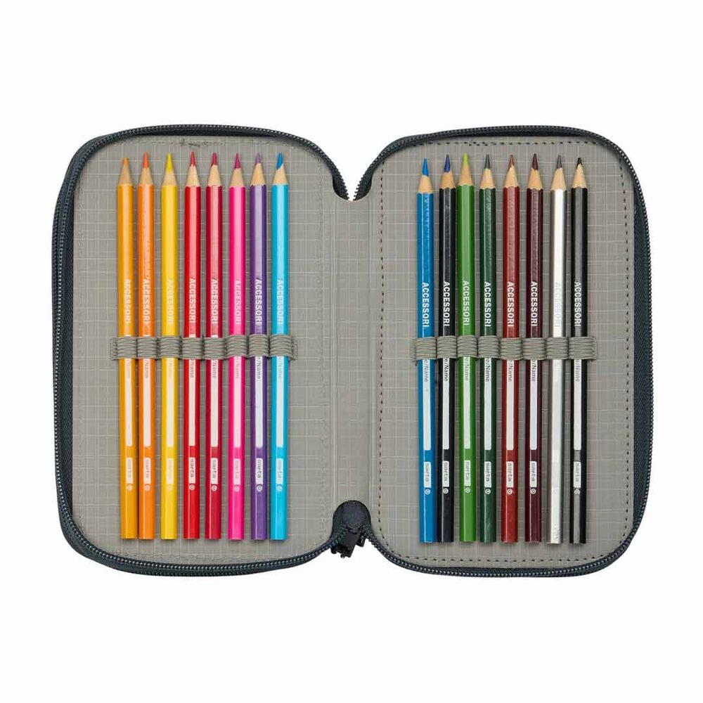 Real Madrid 25/26 triple pencil case 37pcs Nerdscape