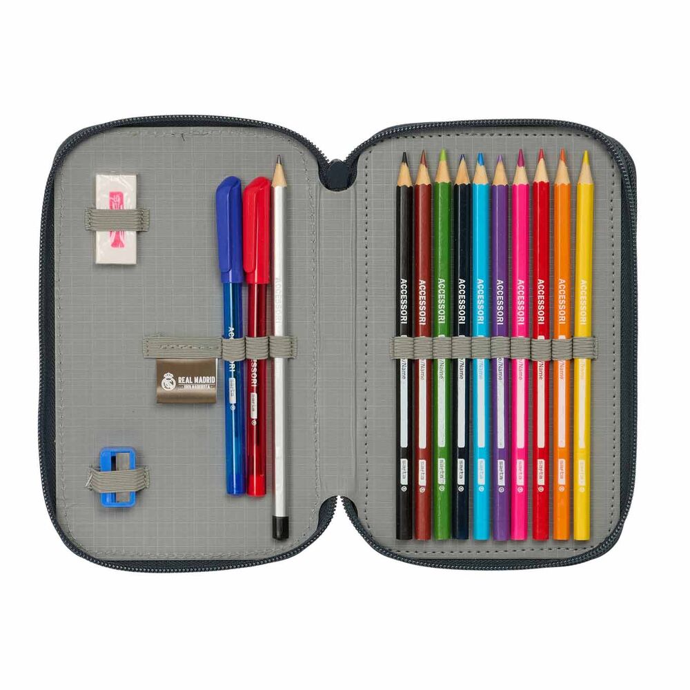 Real Madrid 25/26 double pencil case 29pcs Nerdscape
