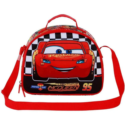 Disney Pixar Cars 3 Racer 3D lunch bag with adjustable straps and isothermal lining