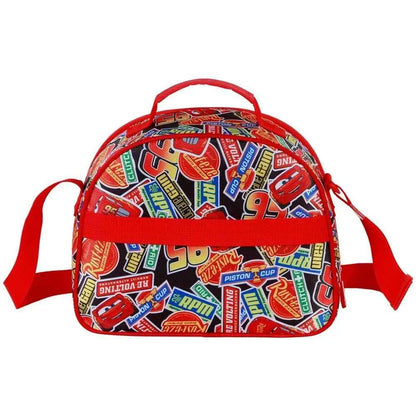Borsa tracolla rossa per bambini con stampe Cars Disney, ideale per Nerdscape.