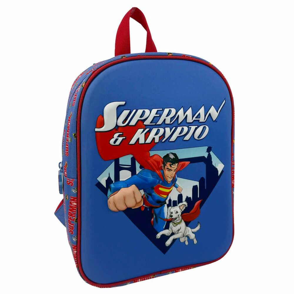 DC Comics Superman & Krypto 3D backpack 30cm Nerdscape