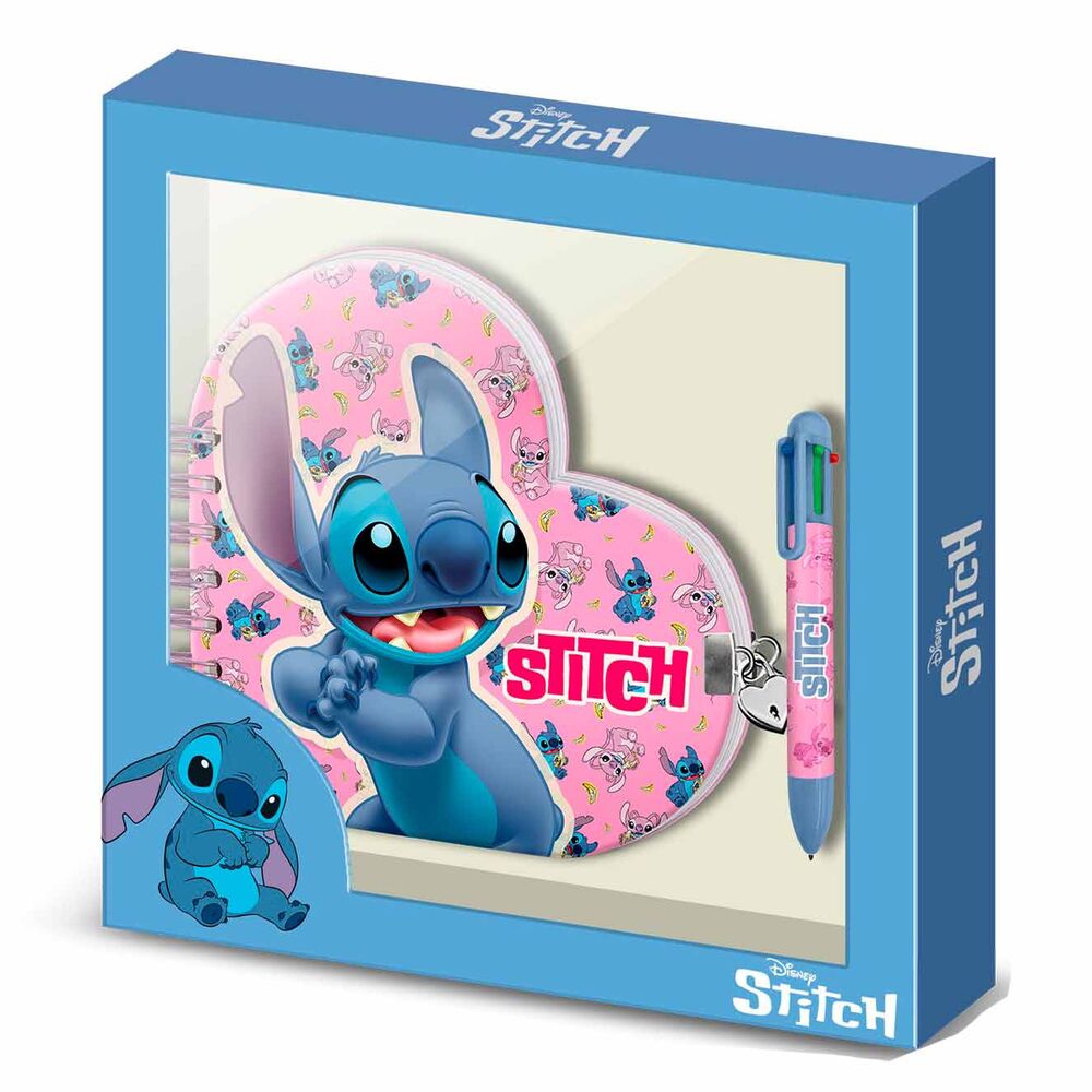 Disney Stitch Diary + pen Nerdscape