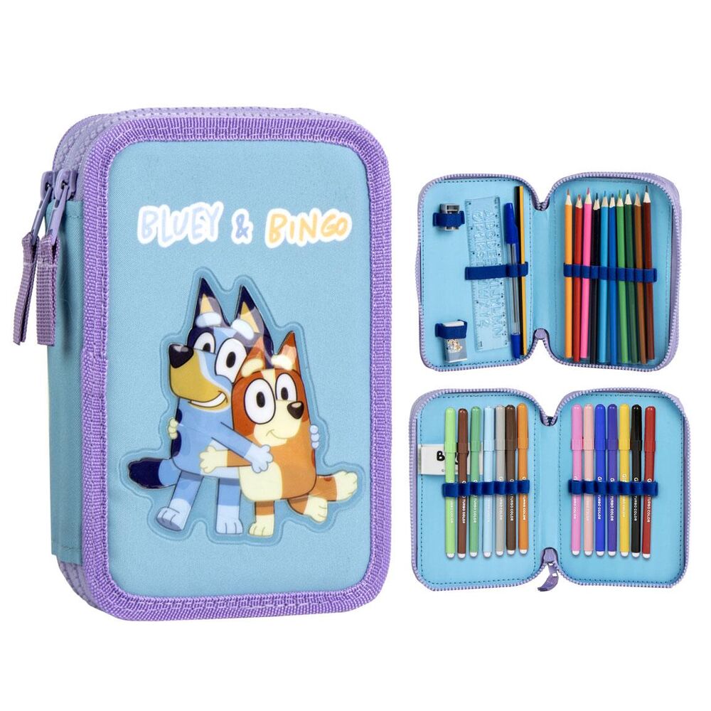 Bluey double pencil case Nerdscape