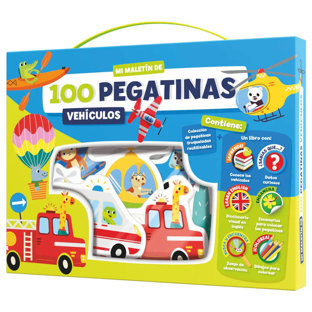 Vehicles 100 stickers briefcase Nerdscape