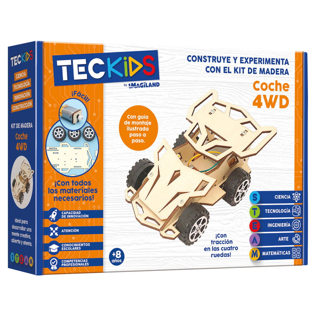 4WD Car wooden model