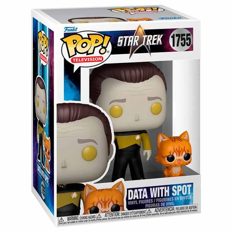 Funko Pop! Star Trek Data con Spot - Figura da Collezione Vinyl Nerdscape
