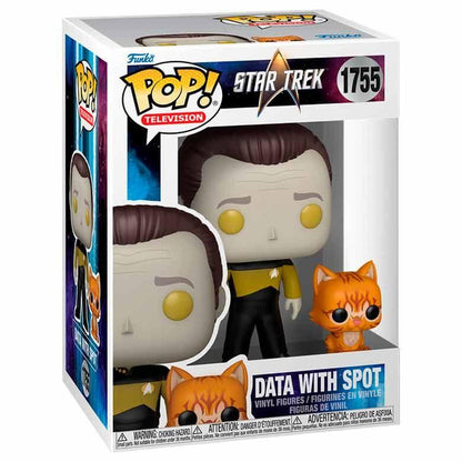 Funko Pop! Star Trek Data con Spot - Figura da Collezione Vinyl Nerdscape