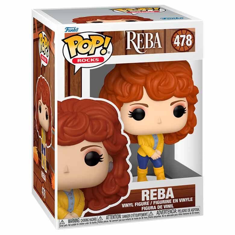 Funko Pop! Rocks Reba - Figura da Collezione Vinyl Nerdscape