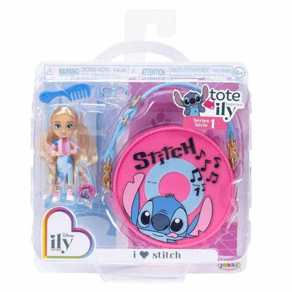 Disney Stitch ily 4Ever assorted doll + bag Nerdscape