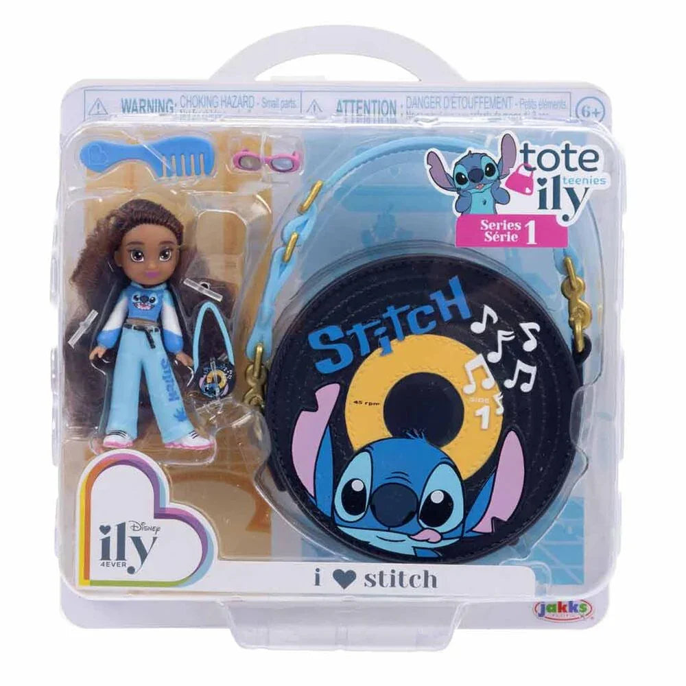 Disney Stitch ily 4Ever assorted doll + bag Nerdscape