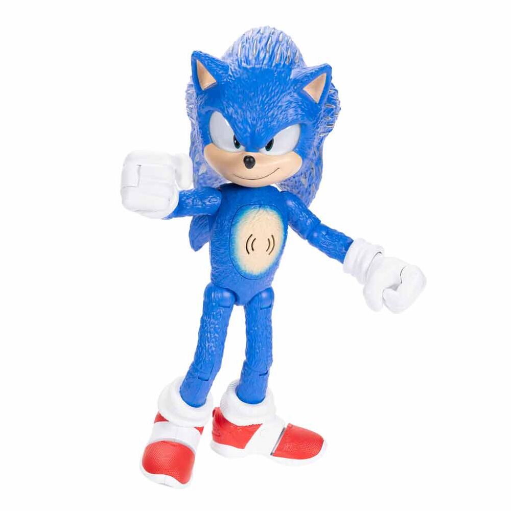 Sonic The Movie Sonic 3 Interactive Figura da Collezione 35cm - Nerdscape Nerdscape