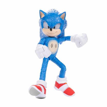 Sonic The Movie Sonic 3 Interactive Figura da Collezione 35cm - Nerdscape Nerdscape