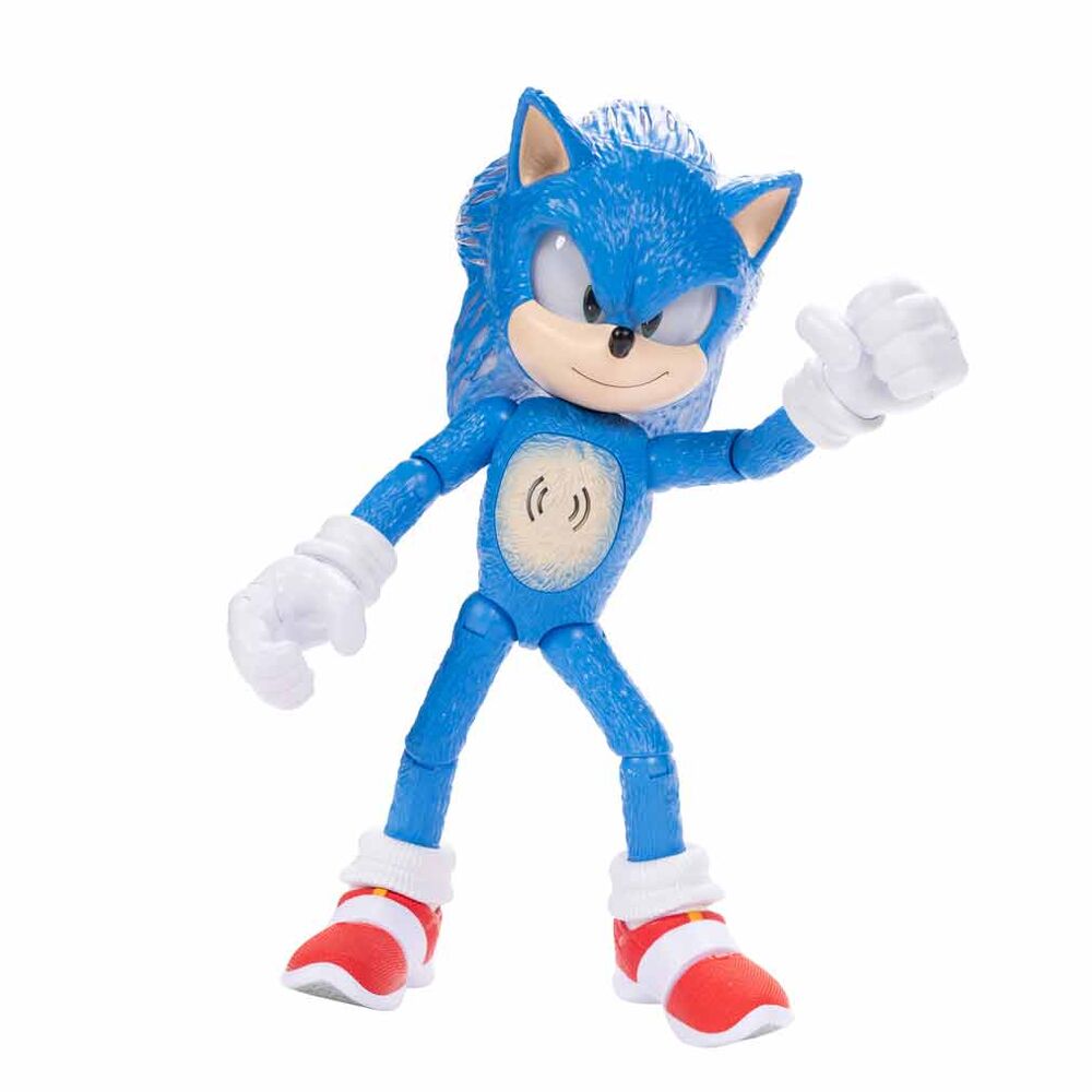 Sonic The Movie Sonic 3 Interactive Figura da Collezione 35cm - Nerdscape Nerdscape