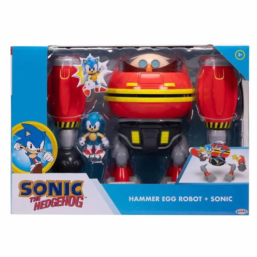 Sonic the Hedgehog Hammer Egg Robot playset Nerdscape