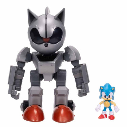 Sonic the Hedgehog Mecha + Sonic figure Nerdscape