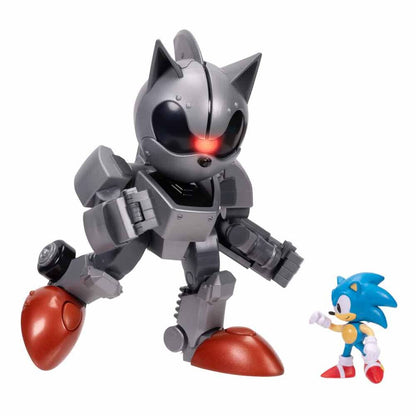 Sonic the Hedgehog Mecha + Sonic figure Nerdscape