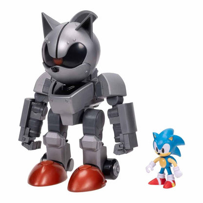 Sonic the Hedgehog Mecha + Sonic figure Nerdscape