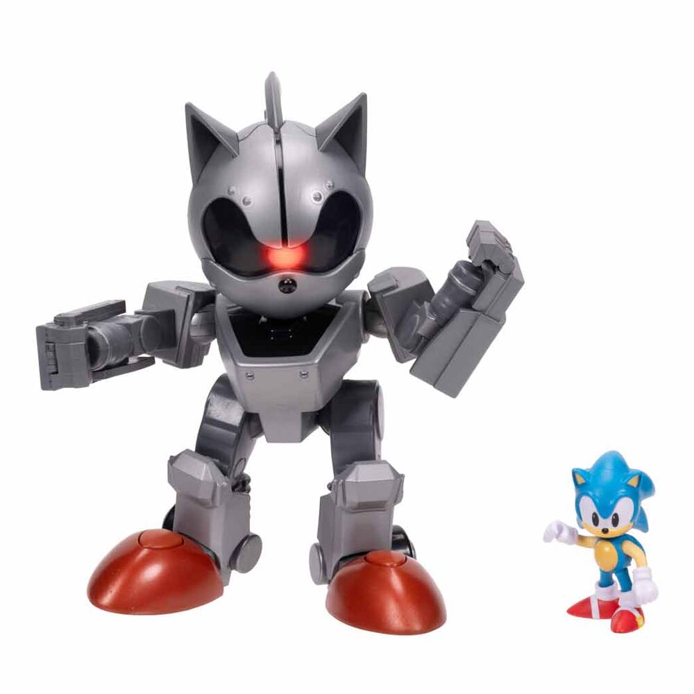 Sonic the Hedgehog Mecha + Sonic figure Nerdscape