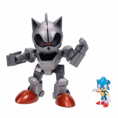Sonic the Hedgehog Mecha + Sonic figure Nerdscape