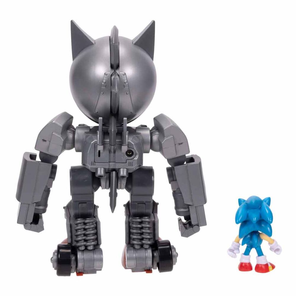 Sonic the Hedgehog Mecha + Sonic figure Nerdscape