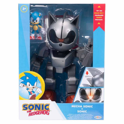 Sonic the Hedgehog Mecha + Sonic figure Nerdscape