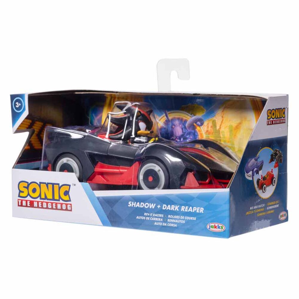Nerdscape Sonic the Hedgehog Veicolo con Figura da Collezione 7cm Nerdscape