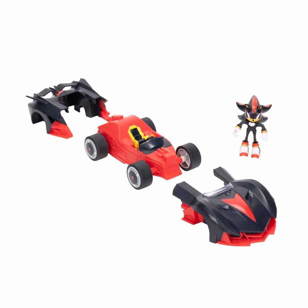 Nerdscape Sonic the Hedgehog Veicolo con Figura da Collezione 7cm Nerdscape