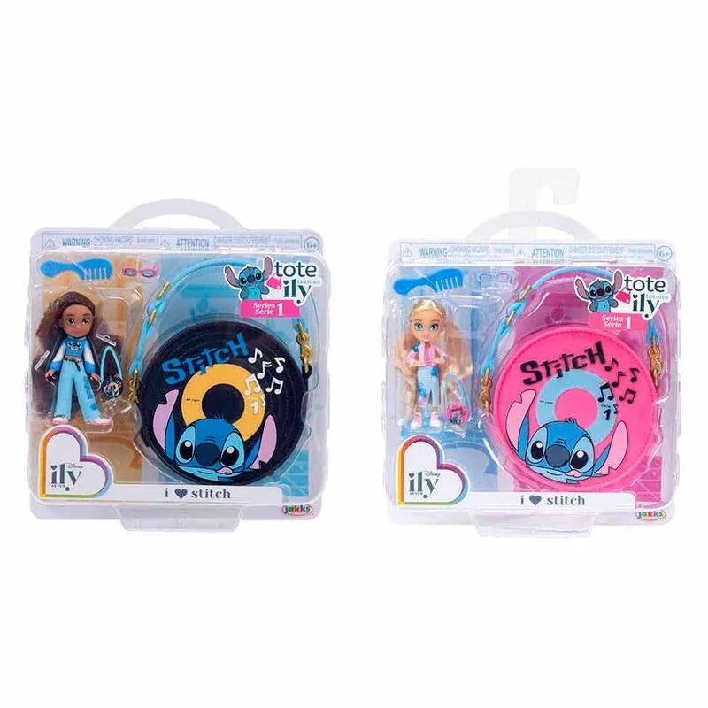 Disney Stitch ily 4Ever assorted doll + bag Nerdscape