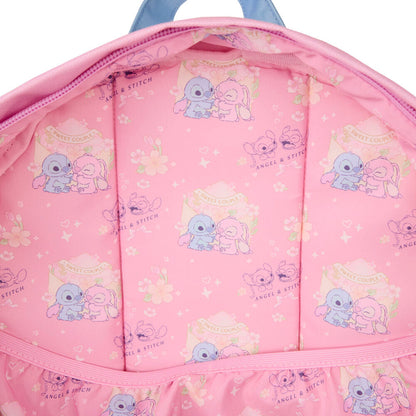 Loungefly Disney Stitch - Stitch & Angel nylon backpack 43cm Nerdscape