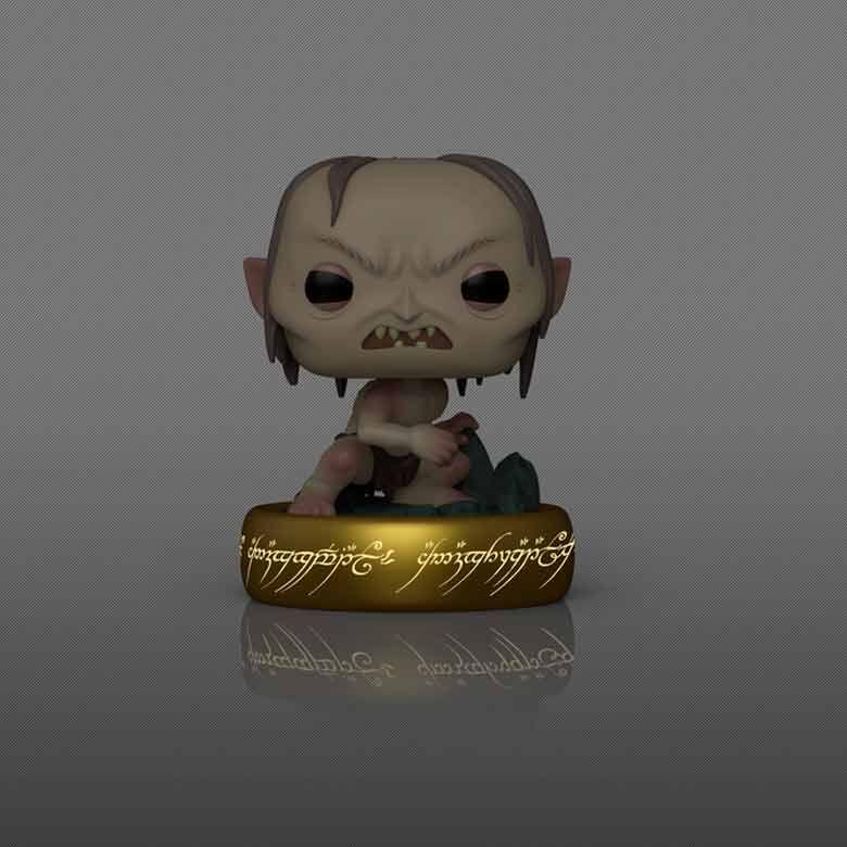 Funko Pop! The Lord of the Rings Gollum - Figura da Collezione Vinyl Nerdscape