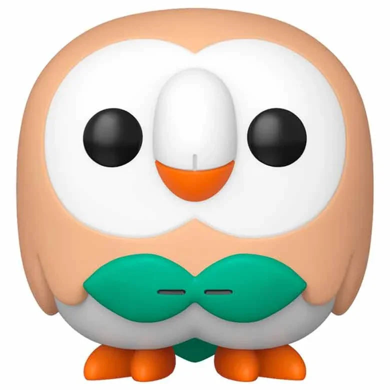 Funko Pop! Pokemon Rowlet Brindibou Bauz - Figura da Collezione Vinyl Nerdscape