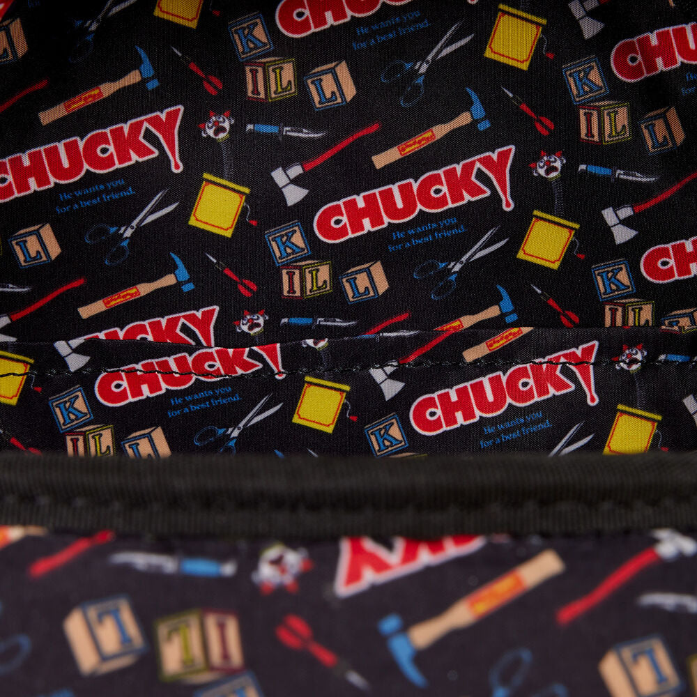 Loungefly Chucky backpack 26cm Nerdscape
