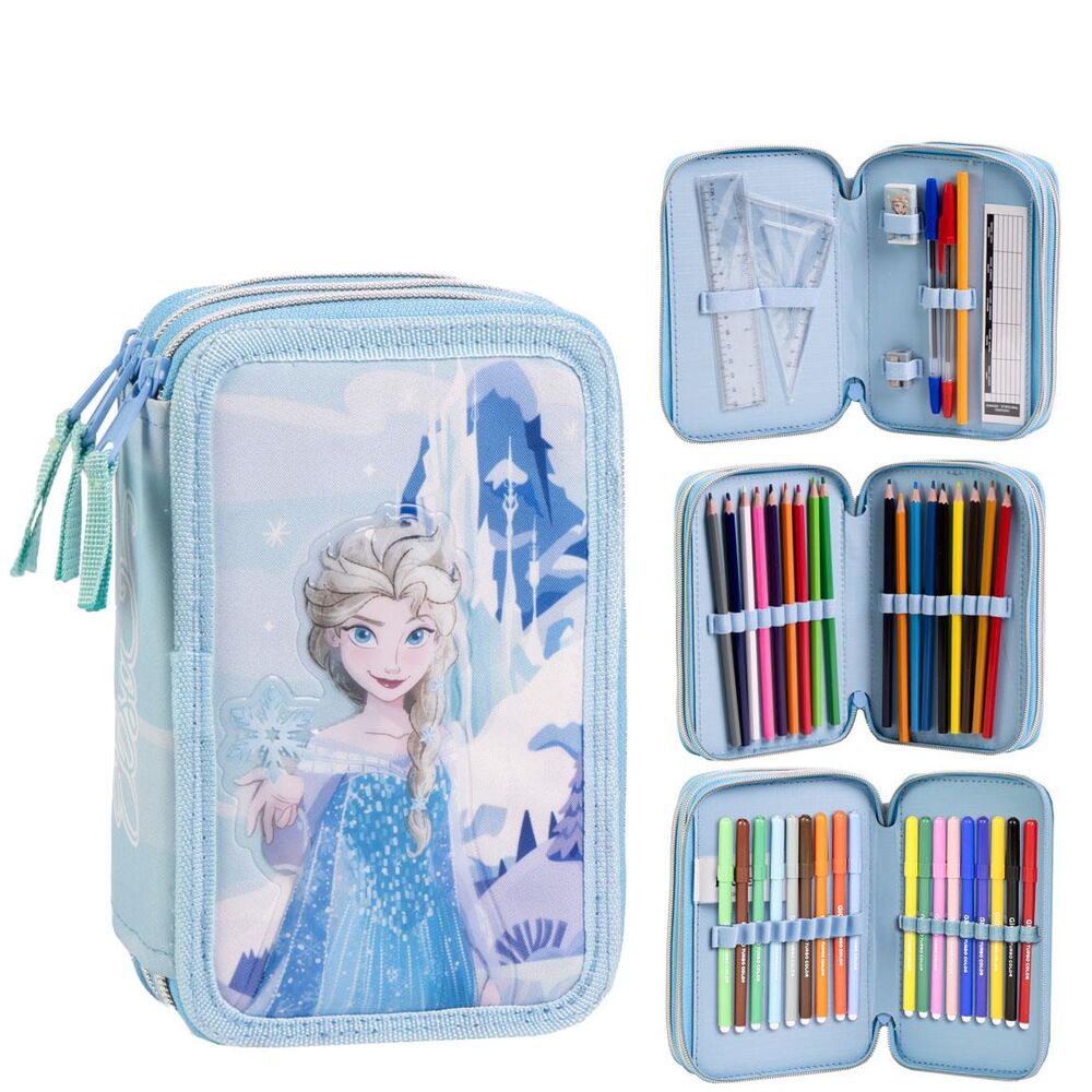 Disney Frozen triple pencil case Nerdscape