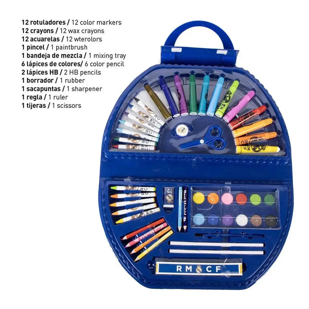 Real Madrid Colouring stationery set 50pcs Nerdscape