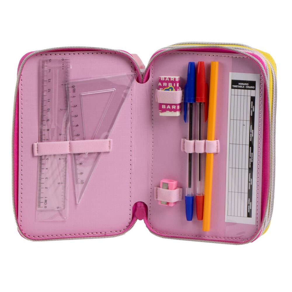 Barbie triple pencil case Nerdscape