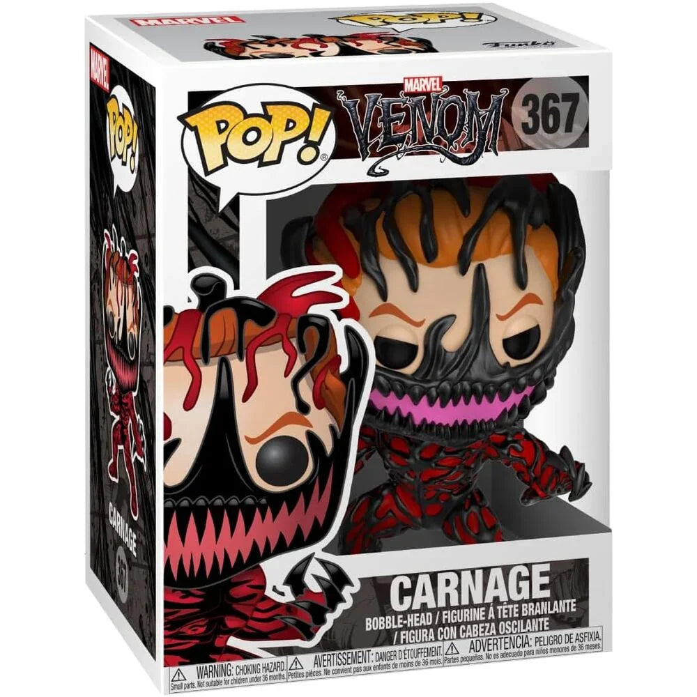 POP figure Marvel Venom  Carnage Cletus Kasady Nerdscape