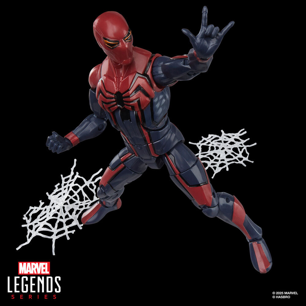 Figurine Spider-Man Peter Parker en tenue Velocity, série Marvel Legends Gamerverse, 15 cm