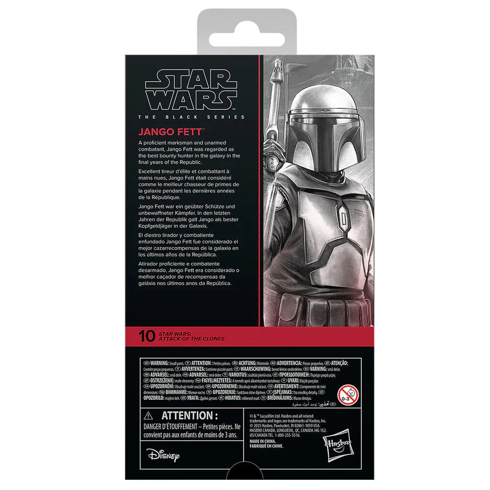 Star Wars The Black Series Jango Fett Attack of the Clones Figura da Collezione - Nerdscape Nerdscape