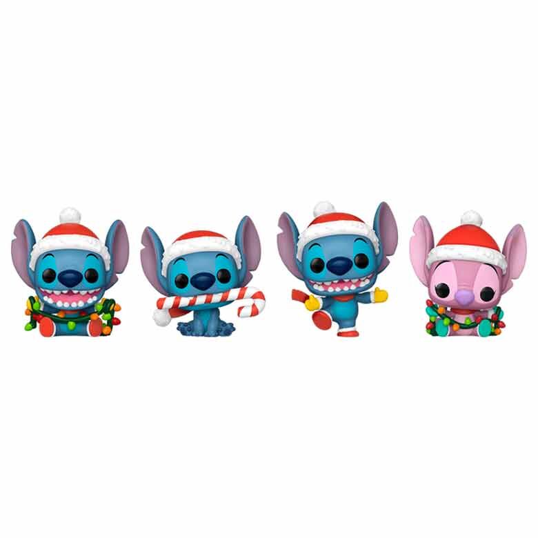 Pocket POP pack 4 figures Disney Stitch Tree Holiday