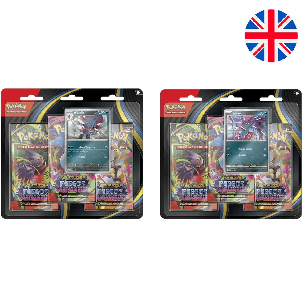 Pokémon Phantasmal Flames 3 Booster Packs English - Nerdscape Nerdscape
