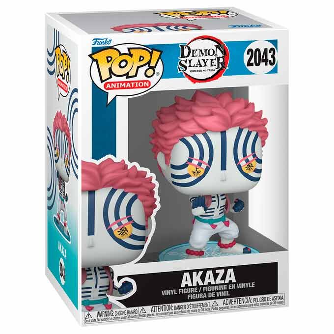 Funko Pop! Demon Slayer Kimetsu no Yaiba Akaza - Figura da Collezione Vinyl Nerdscape