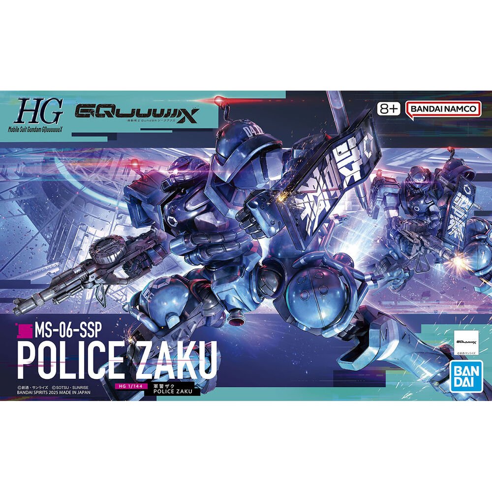 Mobile Suit Gundam GQuuuuuuX Police Zaku figure - Nerdscape