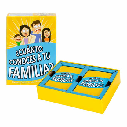 Spanish How well do you know your family? board game Nerdscape