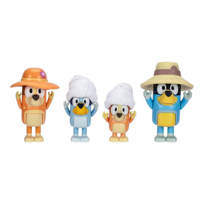 Bluey Family Trip Pack 4 Figure da Collezione - Nerdscape Nerdscape