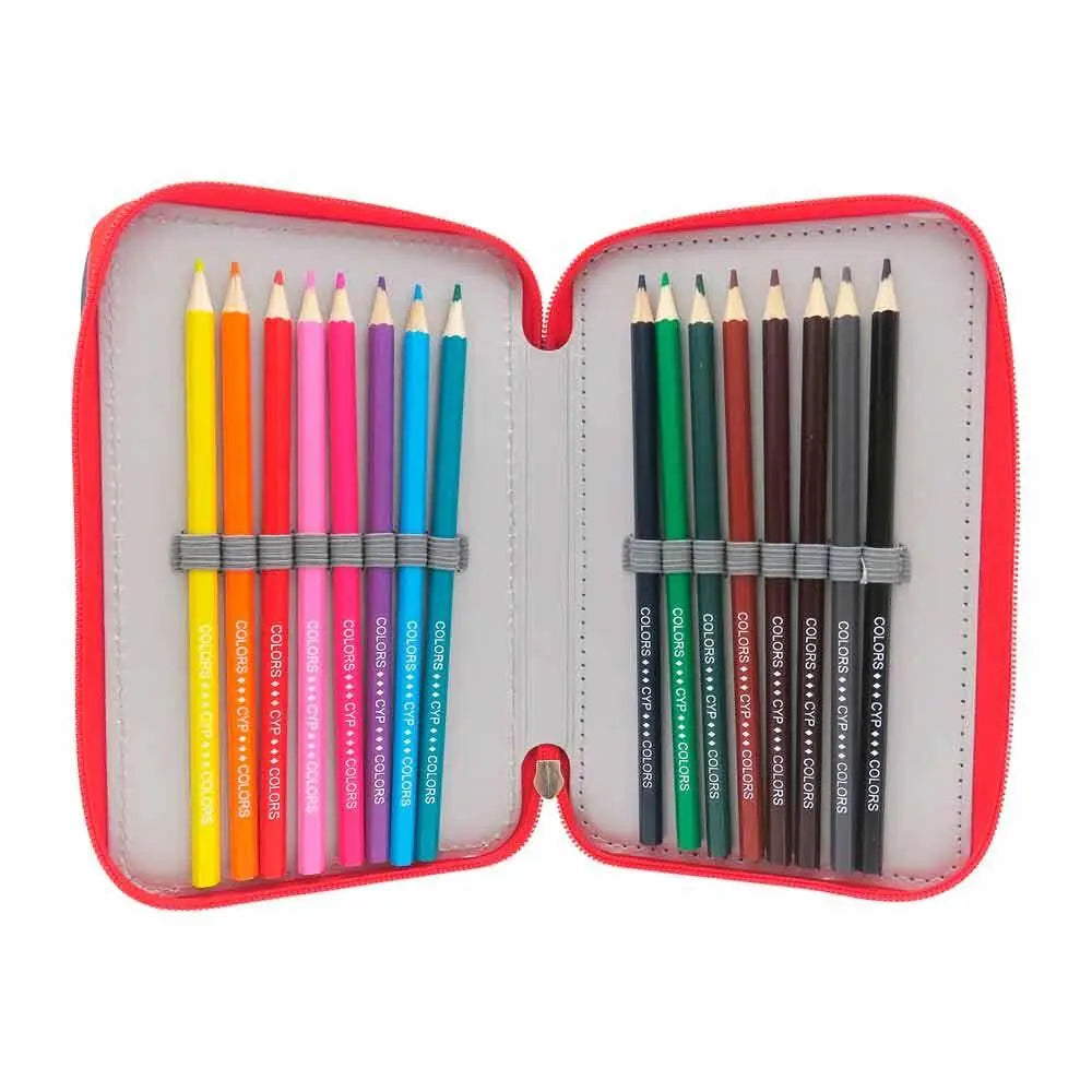 Atletico de Madrid triple pencil case Nerdscape