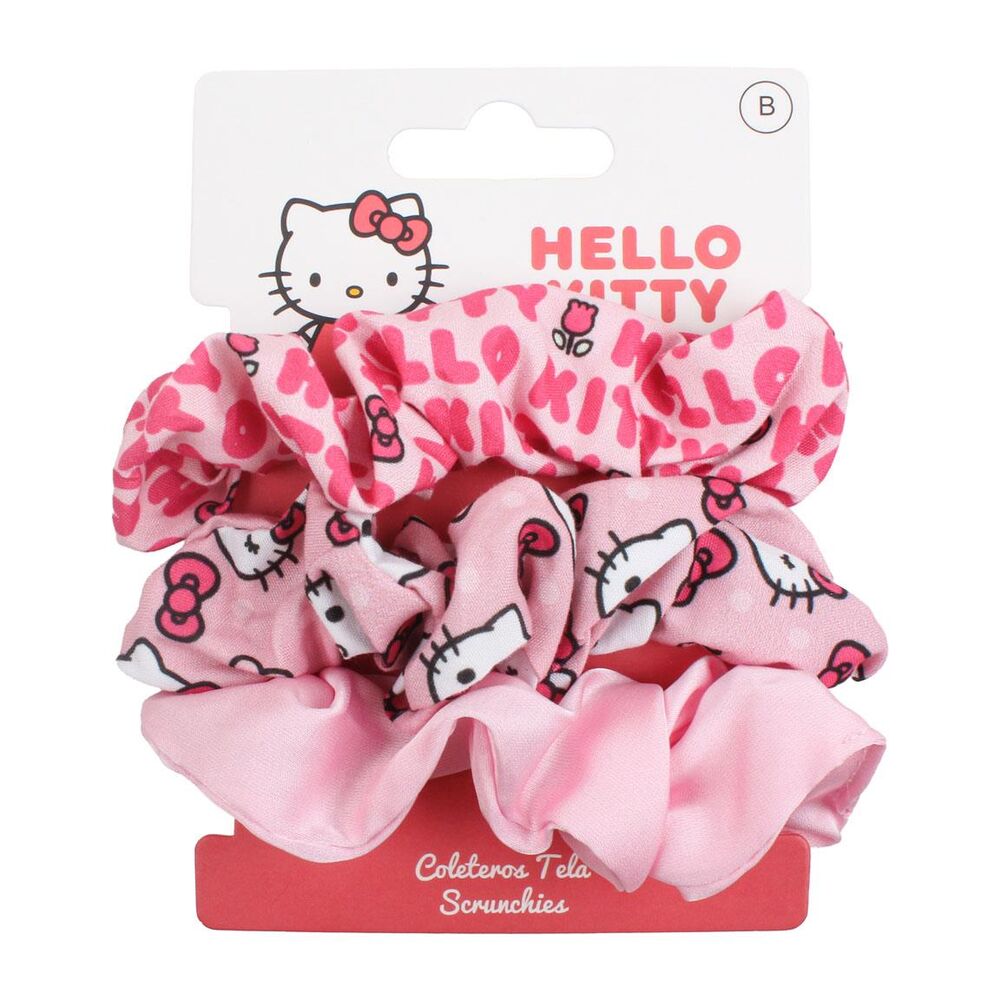 Hello Kitty pack 3 scrunchies