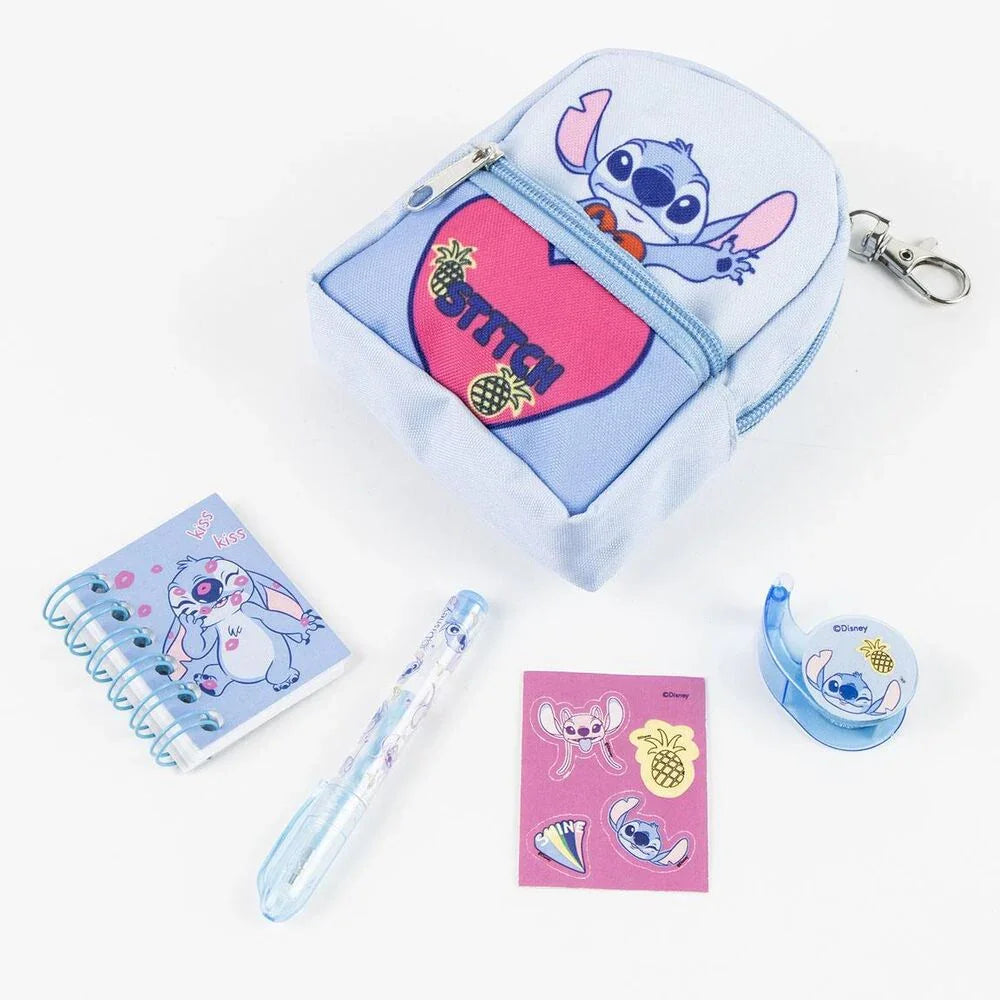 Disney Stitch Stationery mini backpack set Nerdscape