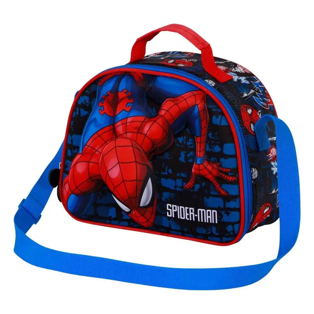 Marvel Spiderman Wall 3D lunch bag Nerdscape